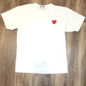 Comme Des Garcons PLAY Red Heart SS Tee